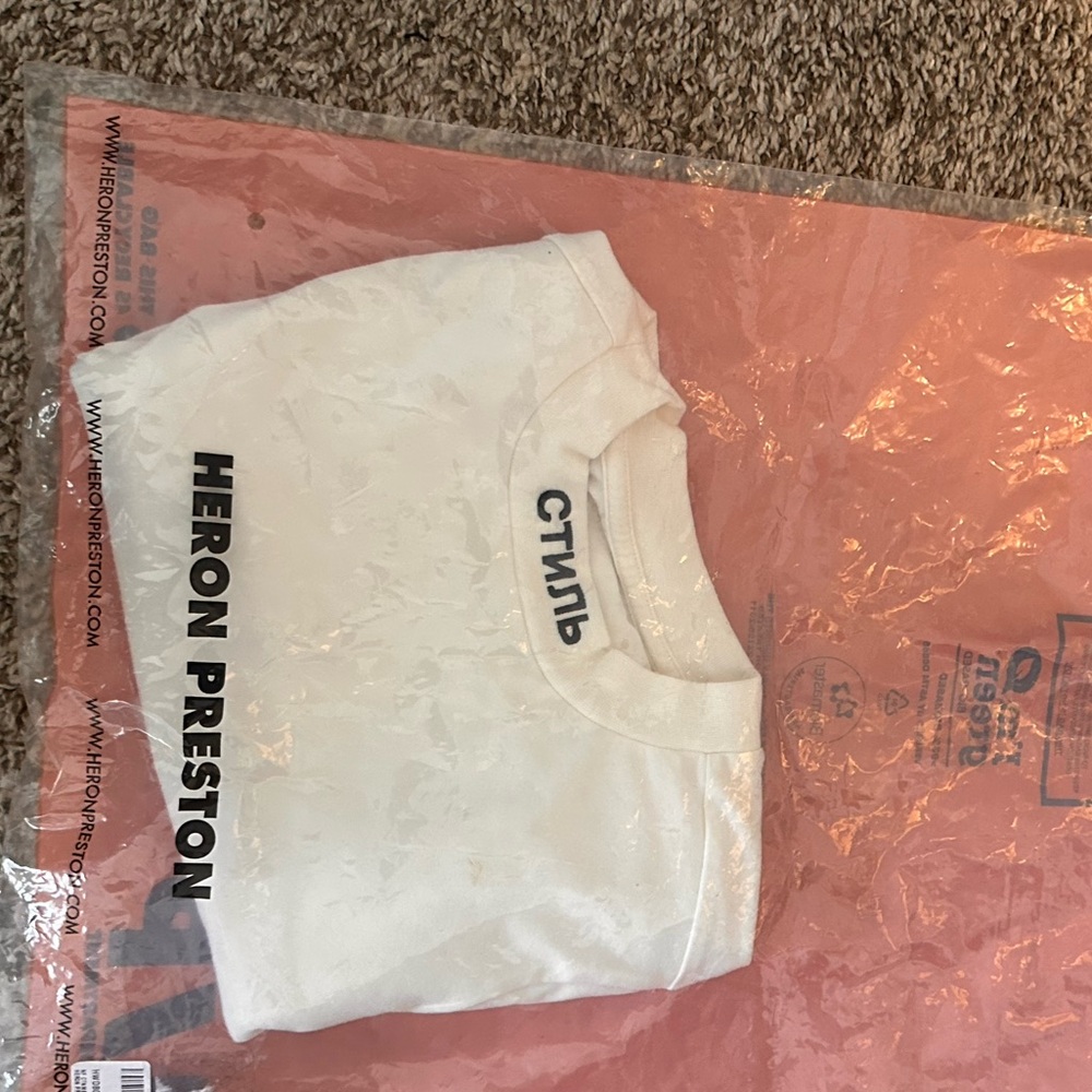 HERON PRESTON white minidress